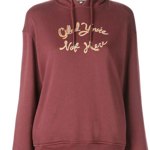 ALEXACHUNG Glad You're Not Here Sweatshirt - Size L -  Limited Edition - Picture 3 of 5